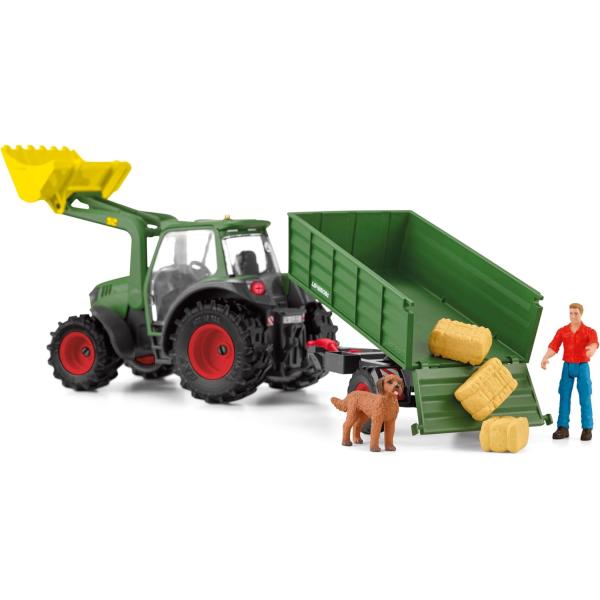 Schleich Traktor s přívěsem (obrázek 3)