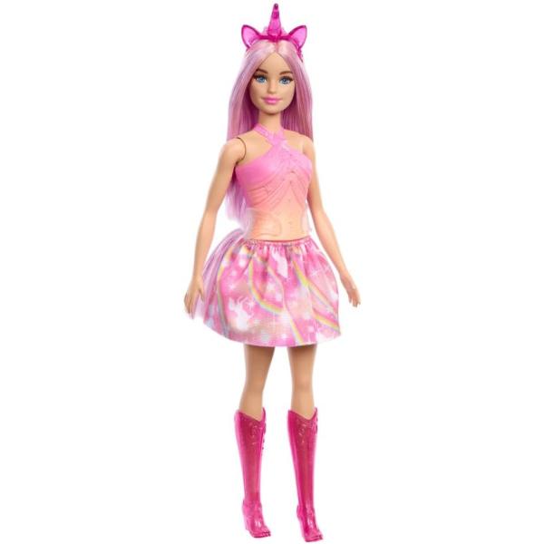 Mattel Barbie Rozprávková víla jednorožec - ružová