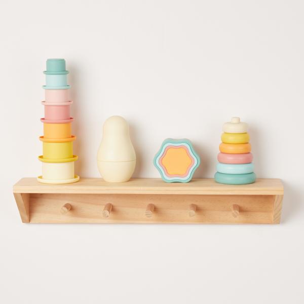 Bieco – Silikonová skládací matrjoška – Tropical Vibes