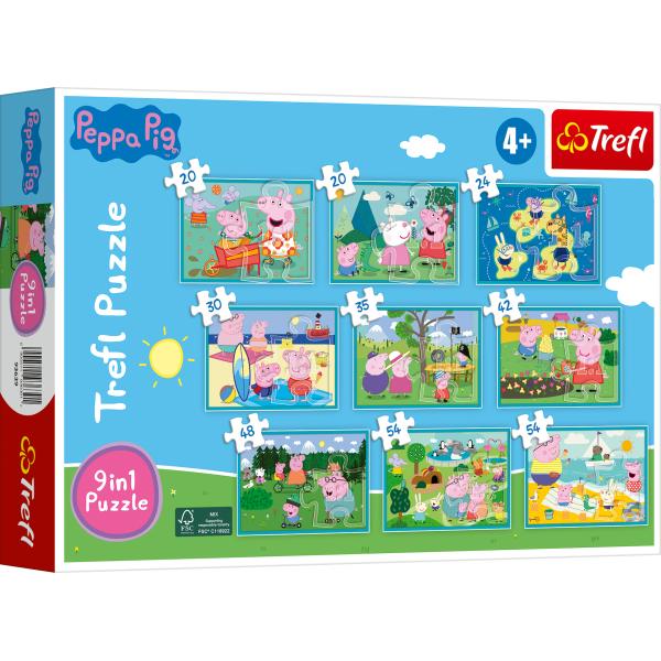 Trefl Puzzle 9in1 - Peppa Pig