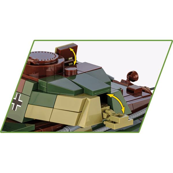 Cobi 3113 II WW Panzer VI Ausf. B Königstiger, 1:35, 802 k, 1 f (obrázek 6)