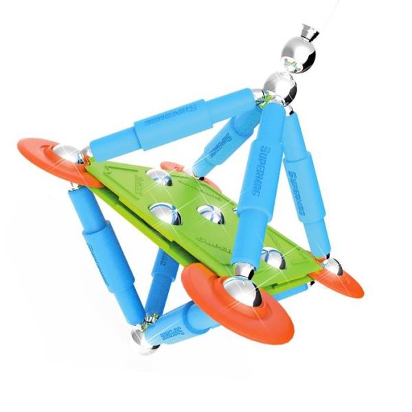 SUPERMAG magnetická stavebnice Classic trendy 48ks (obrázek 4)