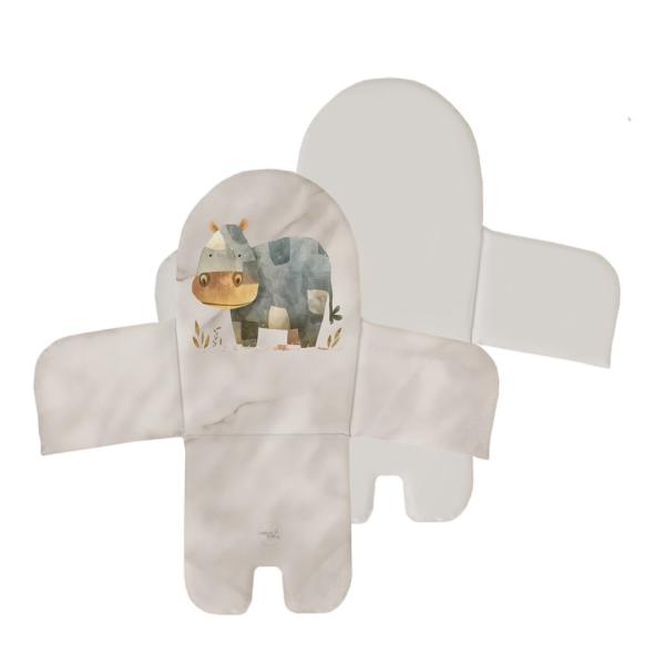 Ceba Vložka do jídelní židle (38×28) Basic Cosy Hippo