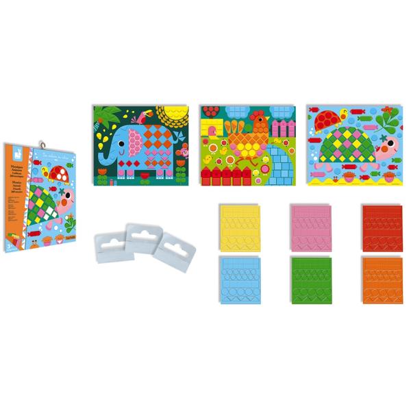 Janod Atelier mozaika Zvířátka Sada Mini 3+ (obrázek 5)