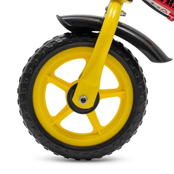Dětský balanční bicykl s brzdou Baby Mix Traveller červený (obrázek 6)