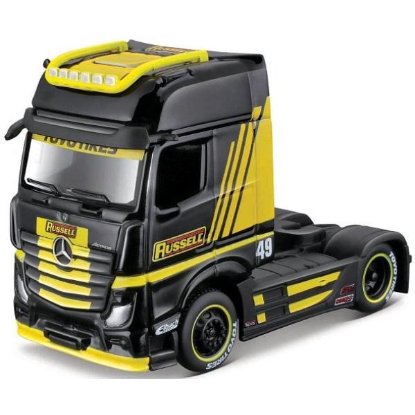 Maisto - Custom Rigs-Mercedes-Benz Actros 1851, čierno-žltý, 1:64