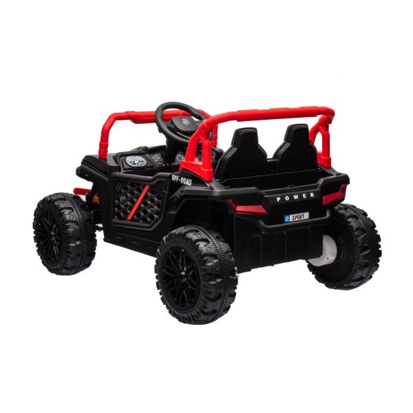Elektrické autíčko UTV Small 12V, černé, Pohon zadních kol, 12V baterie (obrázek 7)