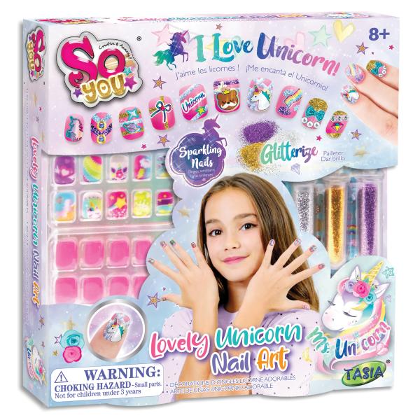 Nalepovacie nechty jednorožec
