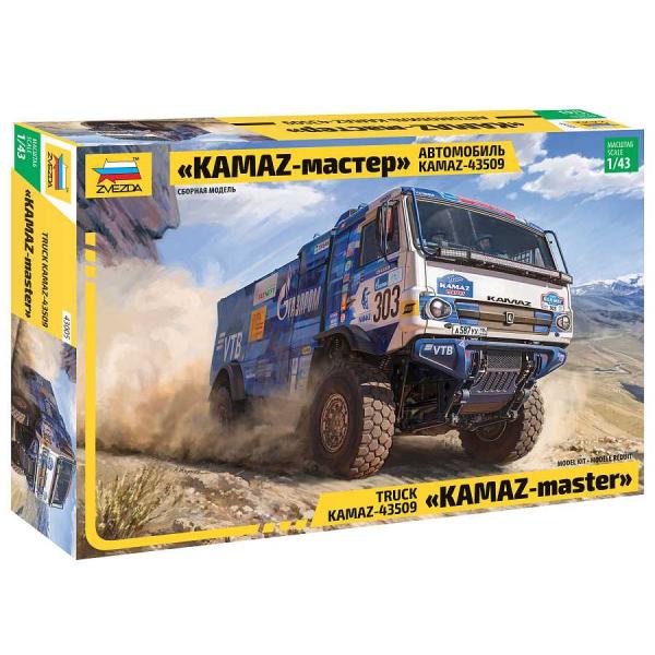 Model kit auto 43005 - KAMAZ Rallye truck (1:43)