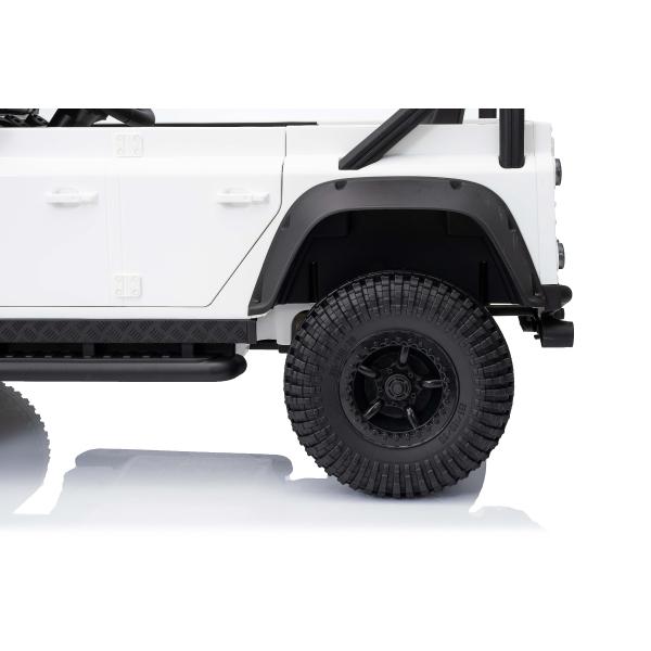 Elektrické autíčko Land Rover Defender 110 SVX 12V, bílé, 4X4 pohon, LED světla (obrázek 10)