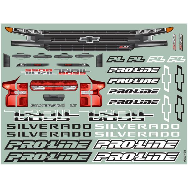 Pro-Line karosérie 1:5 Chevrolet Silverado Z71 2019 Trail Boss (X-Maxx) (obrázek 8)