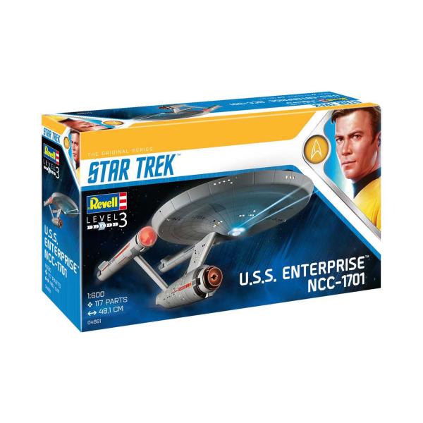 Plastic Modelky Star Trek 04991 - USS Enterprise NCC-1701 (TOS) (1: 600)