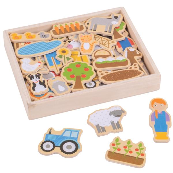 Bigjigs Toys Magnetky farma