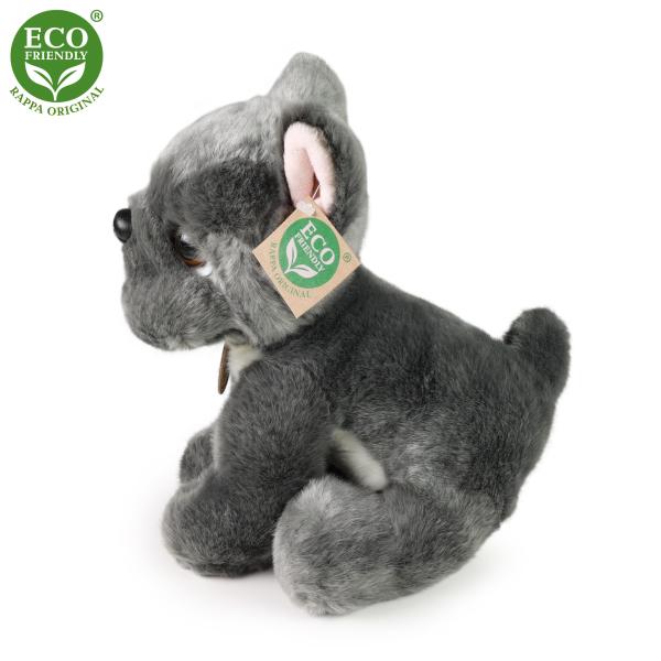 Plyšový pes francouzský buldoček sedící 30 cm ECO-FRIENDLY (obrázek 3)