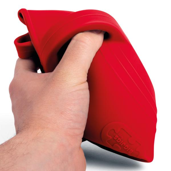 Bigjigs Toys Silikonová konvička červená Cherry (obrázek 5)
