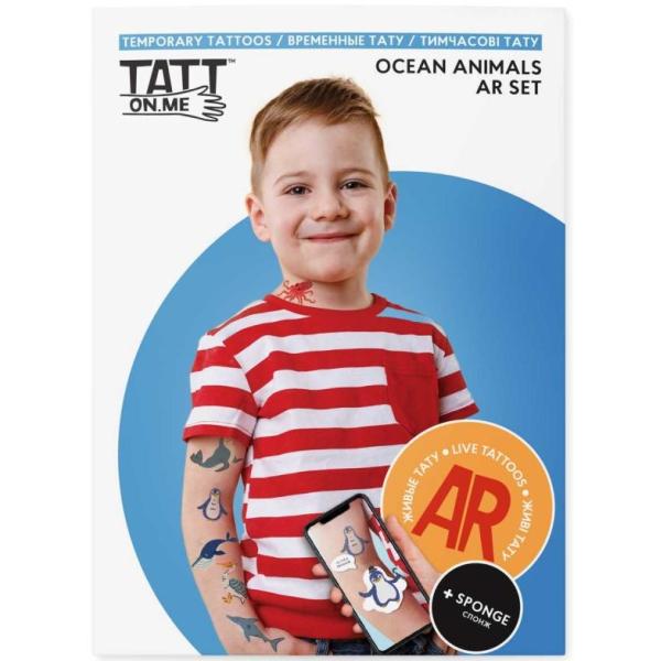 TATTonMe Živé tetovačky pro děti Mořská zvířata