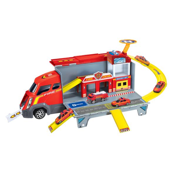 Kamión hasičská stanica rozkladacia s efektmi 46cm