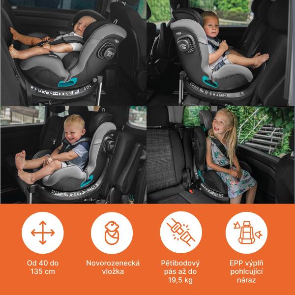 Autosedačka Voyager Maxi, Toffee Brown (obrázek 3)