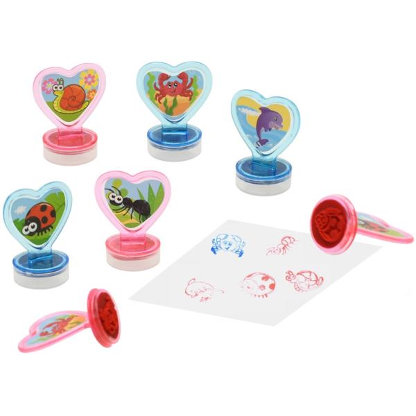 Razítka hmyz a vodní svět 12ks