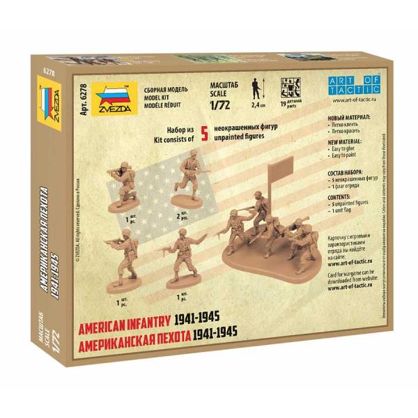 Wargames (WWII) figurky 6278 – US Infantry (1:72)