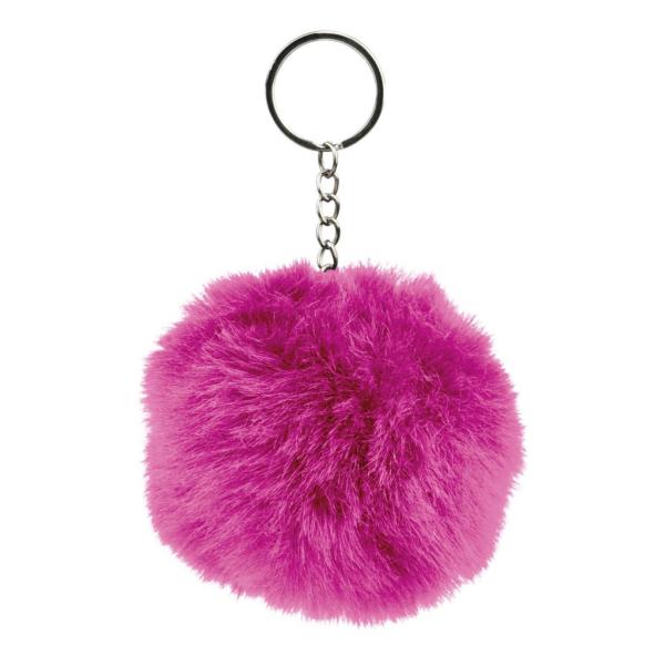 BAAGL Chlpatý klíčenka, růžový