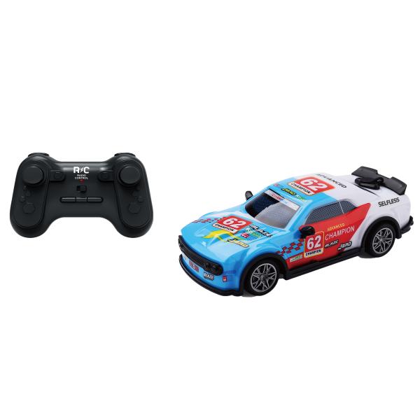 Auto 62 Champion svietiace dymiace RC na diaľkové ovládanie 19 cm