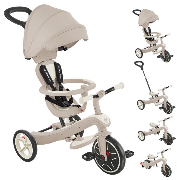Globber tříkolka Explorer Trike 4in1 Ecologic Coconut