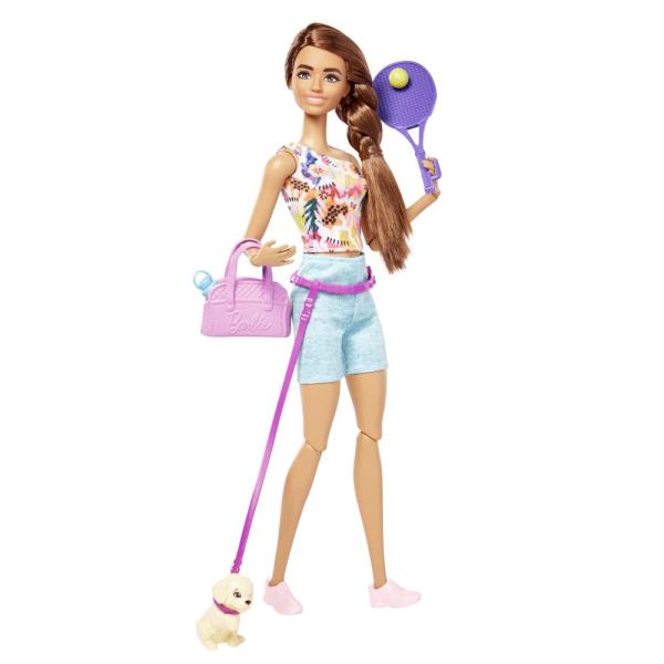 Mattel Barbie® Wellness bábika Športový deň, HKT91
