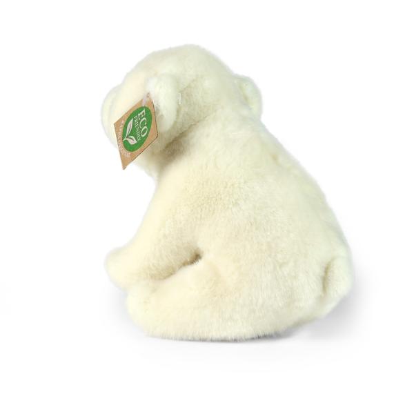 Plyšový medvěd lední sedící 20 cm ECO-FRIENDLY (obrázek 5)