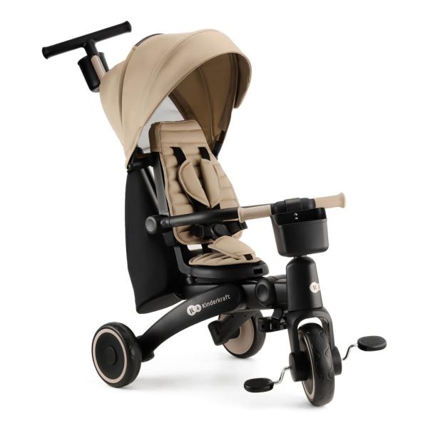 KINDERKRAFT Dětská tříkolka Jazz 2 Beige (obrázek 10)