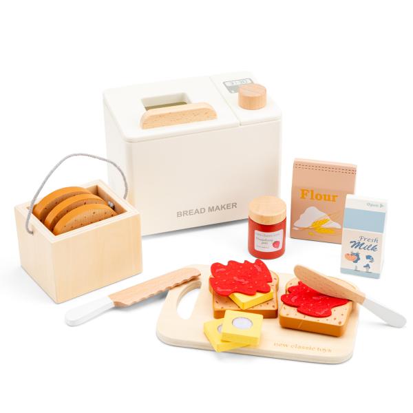 New Classic Toys Dřevěná pekárna na chléb s doplňky