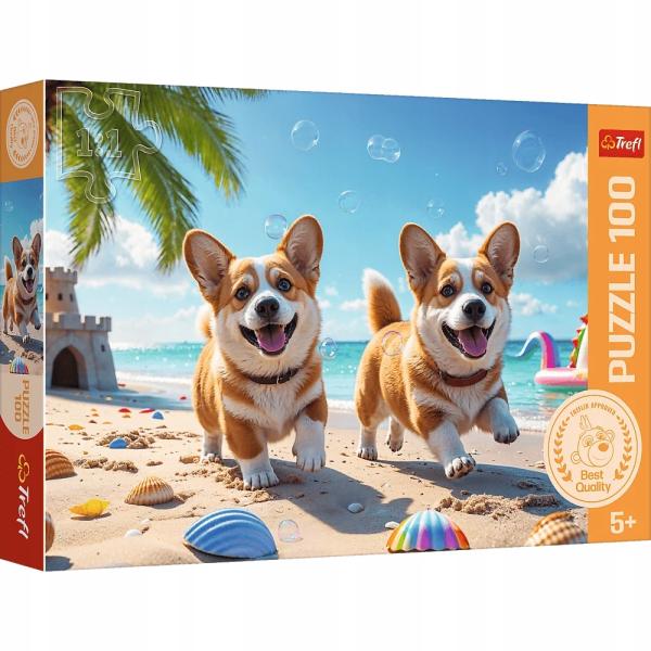 Trefl Puzzle 100 dielikov psík Corgi