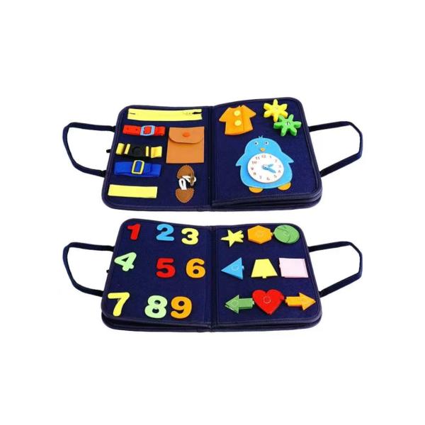 2Kids Toys Senzorická busy kniha Vodní / Dino svět