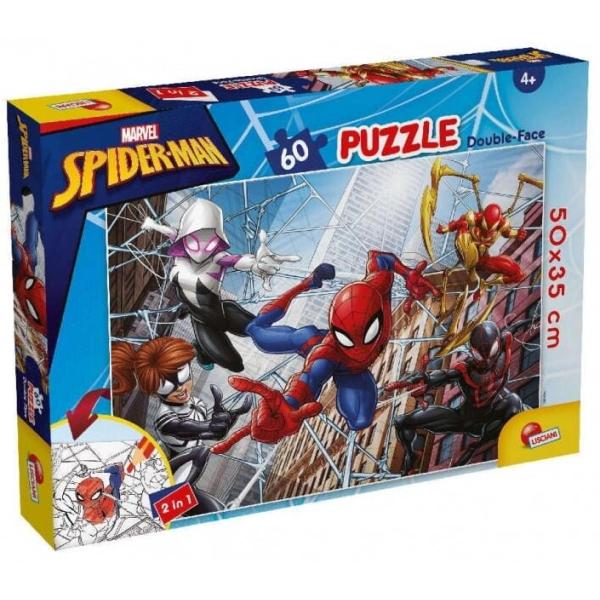 Lisciani Spider-Man puzzle oboustranné 60