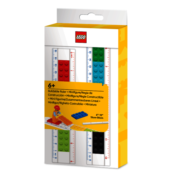 LEGO Pravítko s minifigurkou, 30 cm