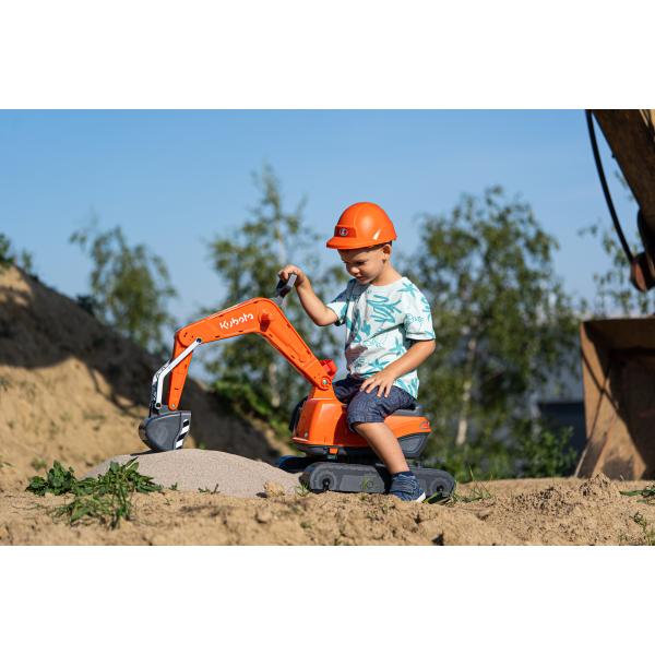 Falk Bager Kubota KX085-5 s otevíratelným sedadlem a přilbou (obrázek 8)