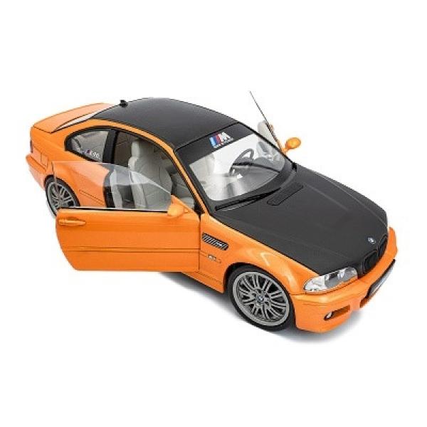 1:18 BMW E46 M3 COUPE SOLIDO WORKS ORANGE 2000 - S