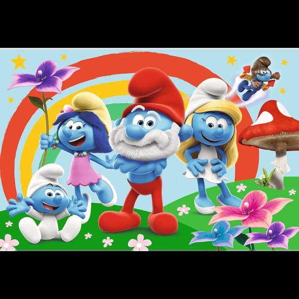 Trefl Puzzle MAXI 24 – Šmoulové / Šmoulí den