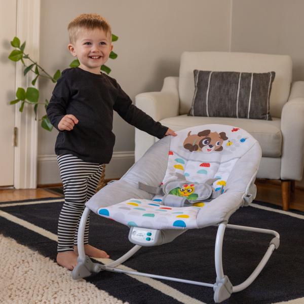 BABY EINSTEIN Lehátko hudební vibrující Dean's Discovery Spot™ 0m+ do 9kg (obrázek 11)