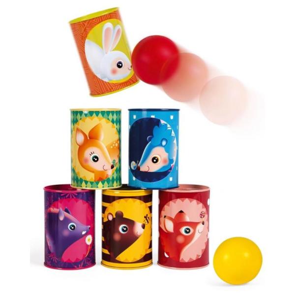 Janod Plechovky Les 6 ks