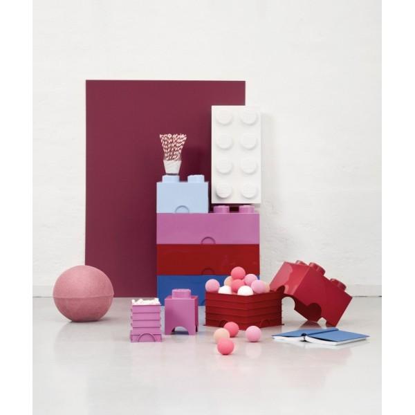 LEGO® úložný box 4 – světle zelená 250 x 250 x 180 mm