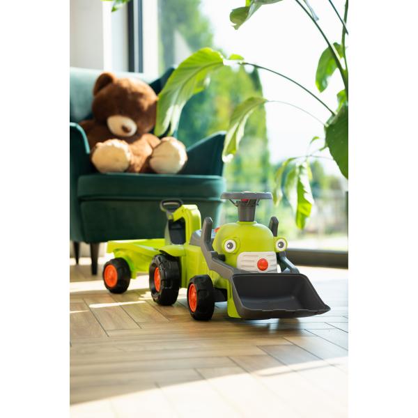 Falk odrážedlo/chodítko traktor s nakladačem, bagrem a vlečkou 912N Class (obrázek 6)