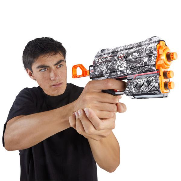 Zuru X-Shot Skins Flux Dart Blaster – Illustrate (8 šipek) (obrázek 5)