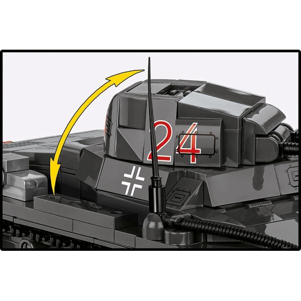 Cobi II WW Panzerkampfwagen I (Francie 1940), 1:28, 654 k, 1 f (obrázek 6)