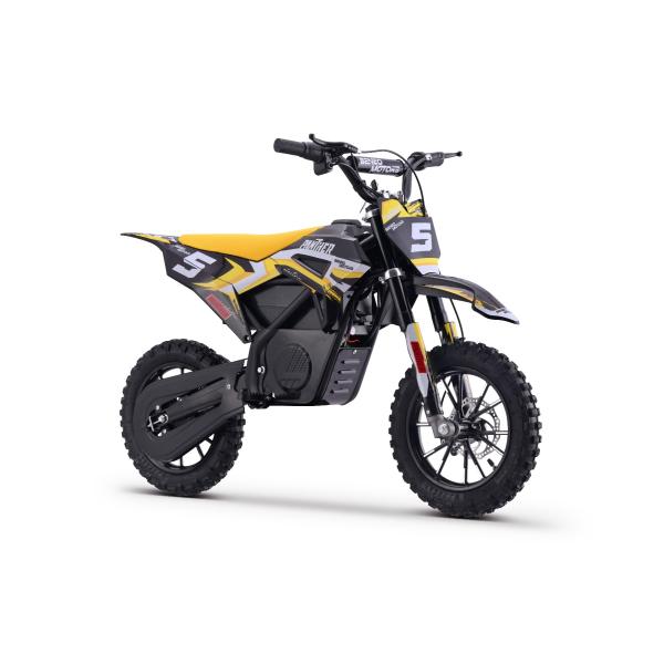 Elektrický Motocross pro děti Beneo Motors Panther žlutý - 550W (obrázek 3)