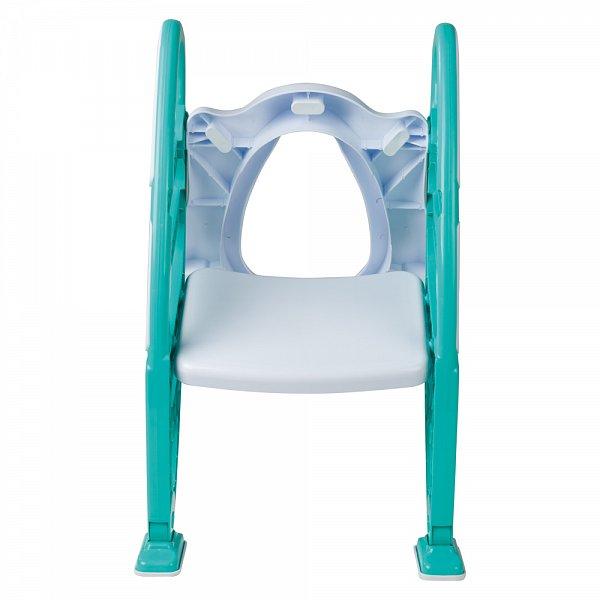 Dolu Schůdky se sedátkem k toaletě zelené