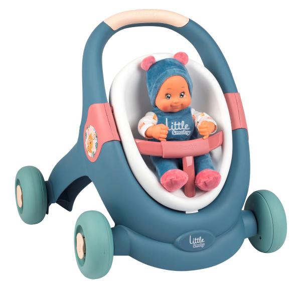 Smoby LS Chodítko 3 v 1 s bábikou