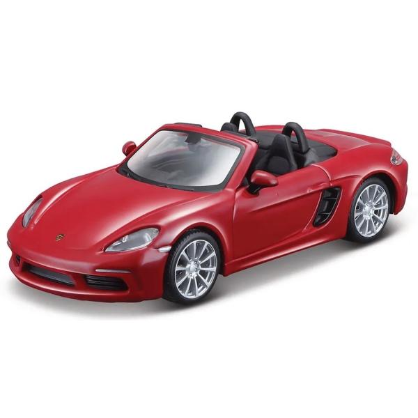 Bburago 1:32 - Porsche 718 Boxster - Tmavě červená