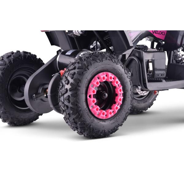 Elektrická čtyřkolka pro děti Beneo Motors Veloci růžová – 800W