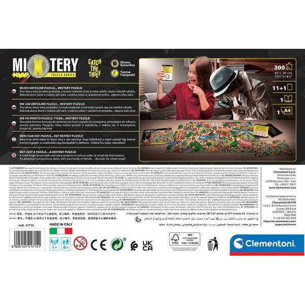 Clementoni MYSTERY PUZZLE 300 dílků - Chyť zloděje v lunaparku (obrázek 5)